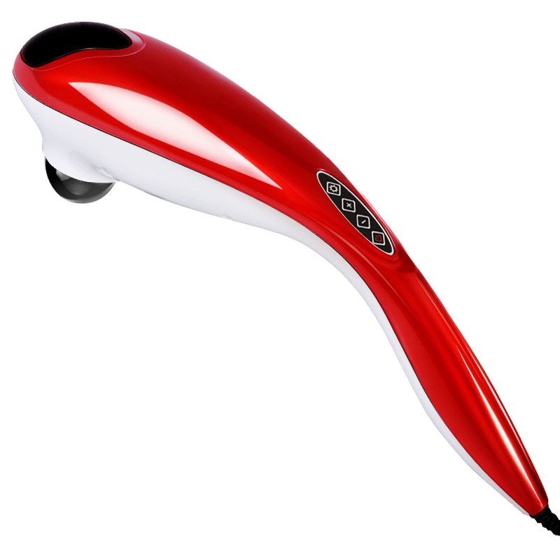 安尚AS-609海豚按摩棒一键启动电动按摩器智能按键贴身按摩棒揉捏仪颈椎颈部腰部肩部按摩捶多功能敲打经络锤家用震动按摩仪