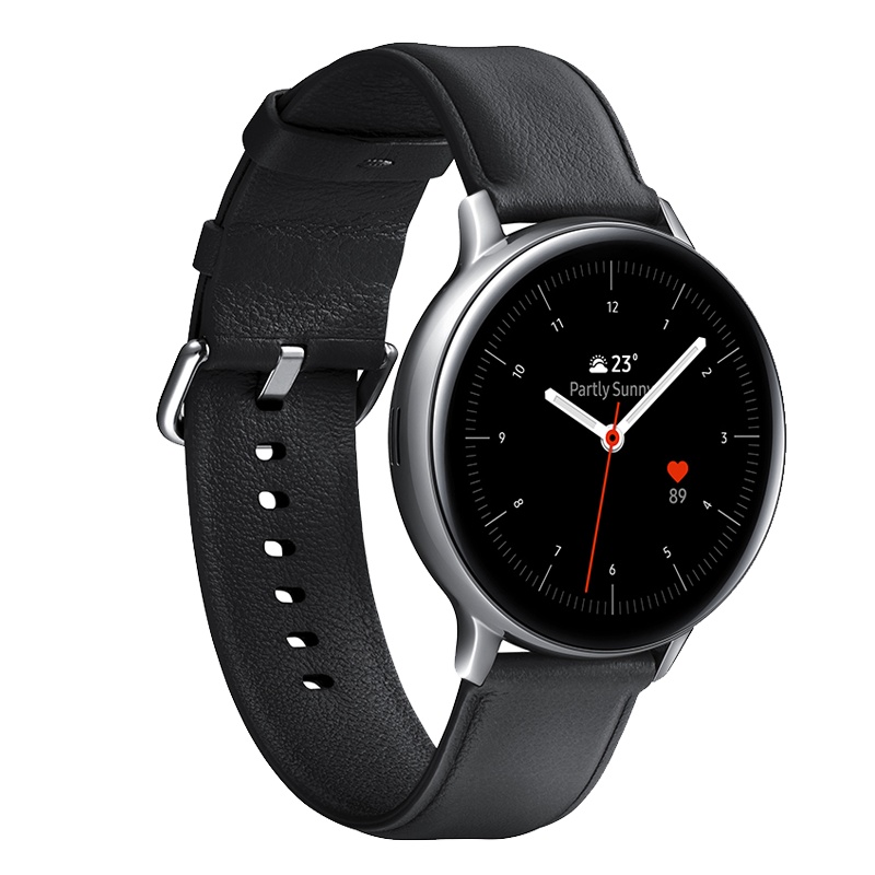 三星(SAMSUNG) Galaxy Watch Active2 钛空银 智能手表 蓝牙电话+50米防水+移动支付 钢制44mm