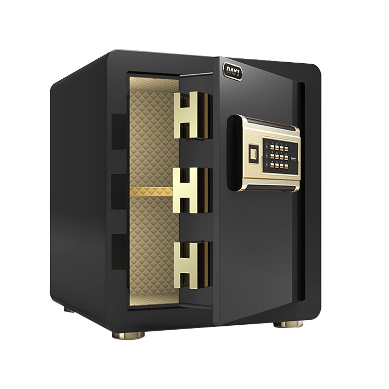 [大一]保险箱 40CM密码款办公保险柜防盗床头 迷你保管箱 新款防撬保管箱入衣柜 黑色