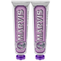 MARVIS玛尔仕茉莉薄荷味牙膏（紫色）85ml+85ml