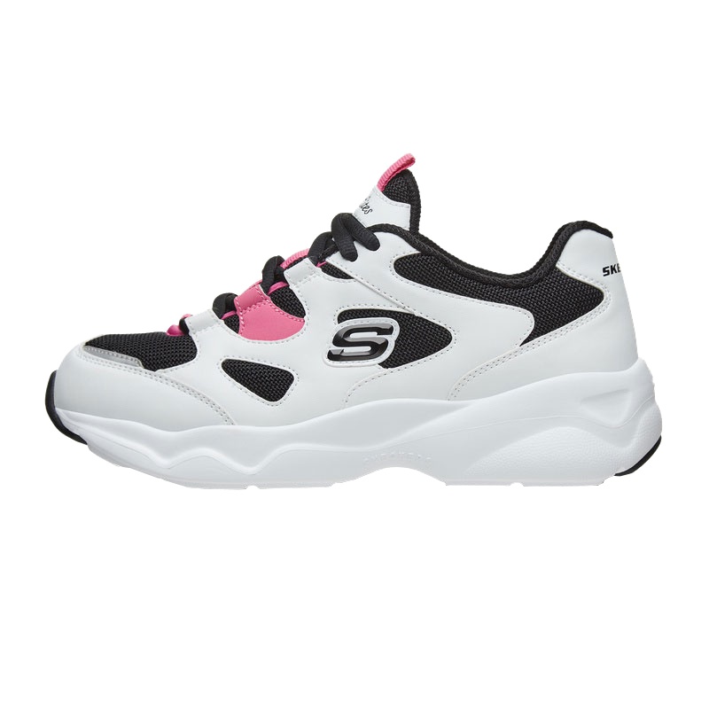 斯凯奇(Skechers)D'LITES系列 熊猫鞋 女士休闲鞋88888364-WPBK