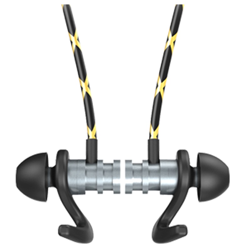 赛歌图 H18手机耳机入耳式手机通用重低音音乐耳麦线控运动耳机立体声耳塞 银灰色 3.5接口