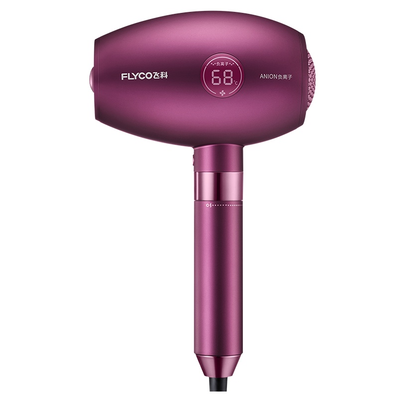 飞科 FLYCO 电吹风FH6286 1800W大功率RGB炫光温度显示智能恒温护发负离子双重过热保护多档调节电吹风