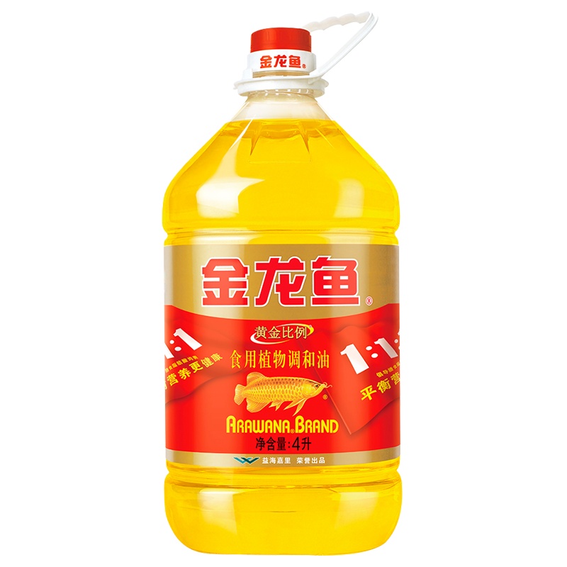 金龙鱼 黄金比例调和油 4L