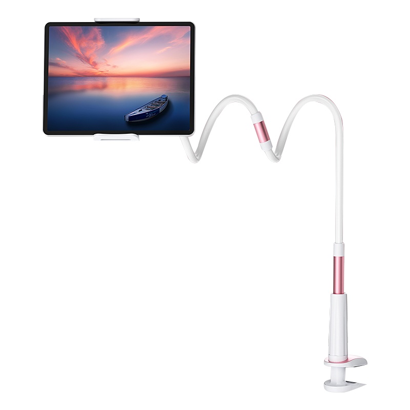 古尚古手机架懒人支架ipad平板电脑床头桌面通用直播抖音主播夹子万能座支撑驾俯拍可调节床上用炫酷黑[115cm]手机座