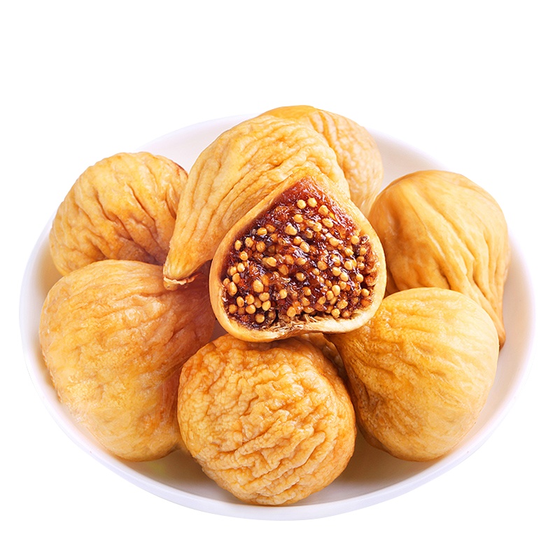 康梦无花果干208g 2019年新货大无花果干自然风干煲汤用 自封袋装散装小零食批发