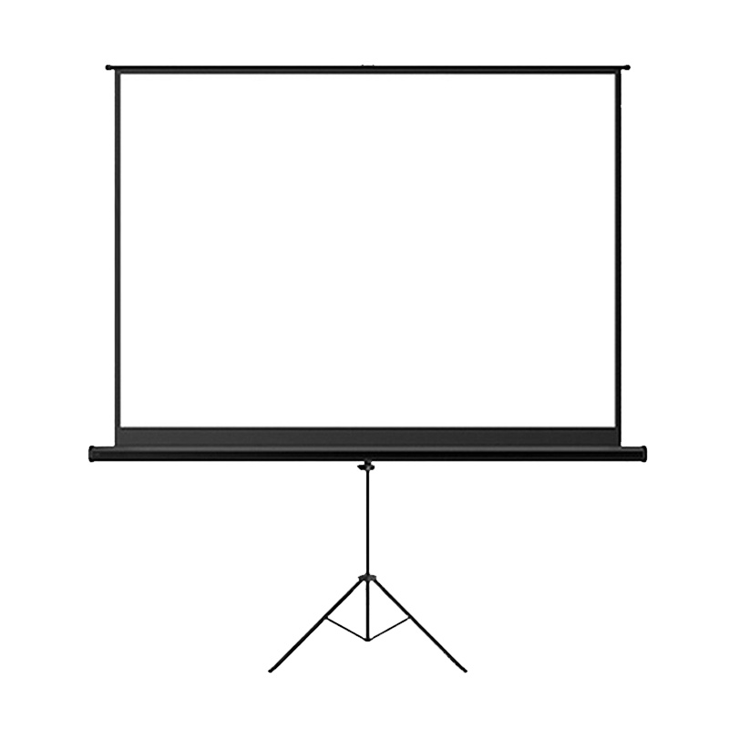 100寸4:3手动投影幕含安装