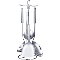 苏泊尔(SUPOR)铲勺不锈钢套装五件套中式锅铲刀汤勺漏勺饭勺火锅勺T1412Q