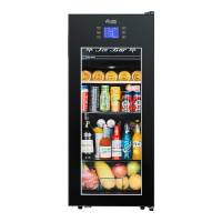 凯得(candor) JCD-128E 侧开门冰吧 茶叶柜 展示柜 饮料柜 雪茄柜 冷藏柜 红酒柜 冰箱冷柜 128L