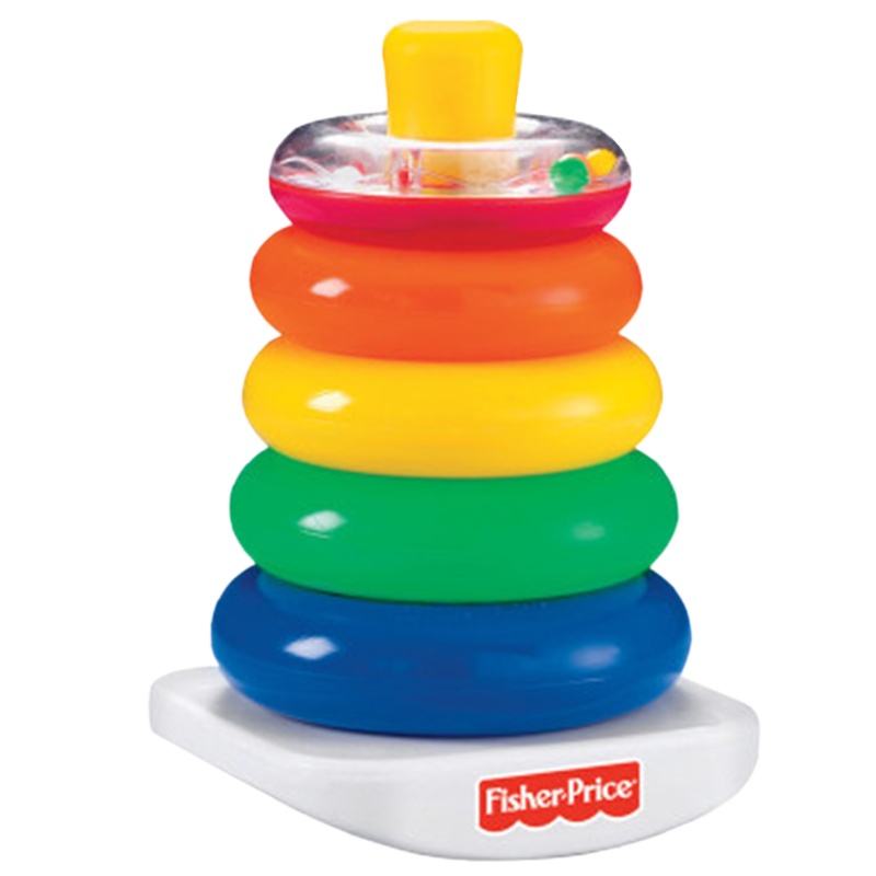 Fisher Price 费雪彩虹套圈 儿童益智玩具 动漫 N8248