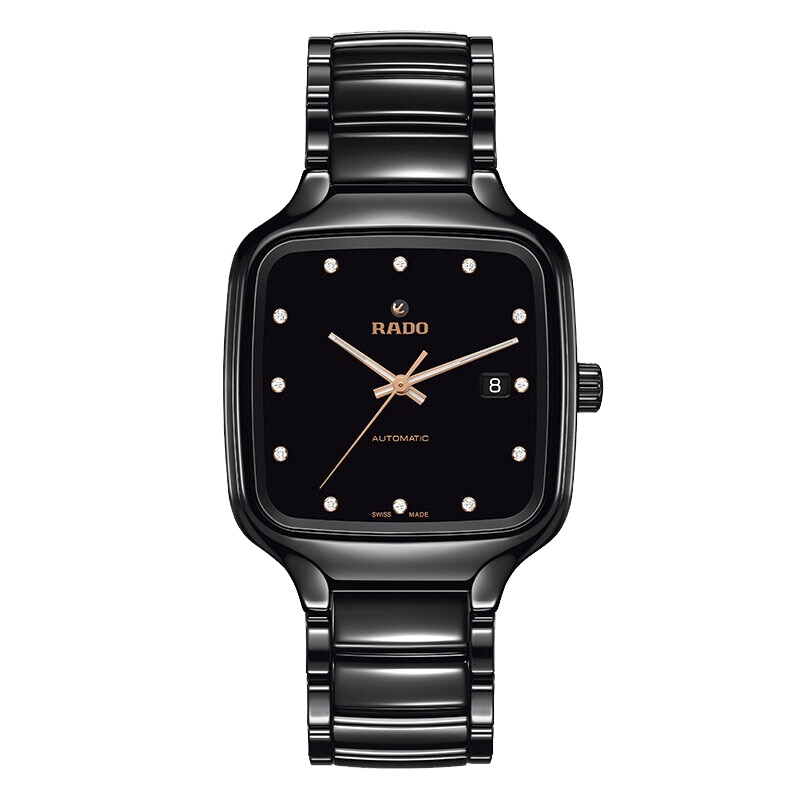 雷达(RADO)瑞士手表真系列时尚休闲简约商务自动机械男士手表R27078702