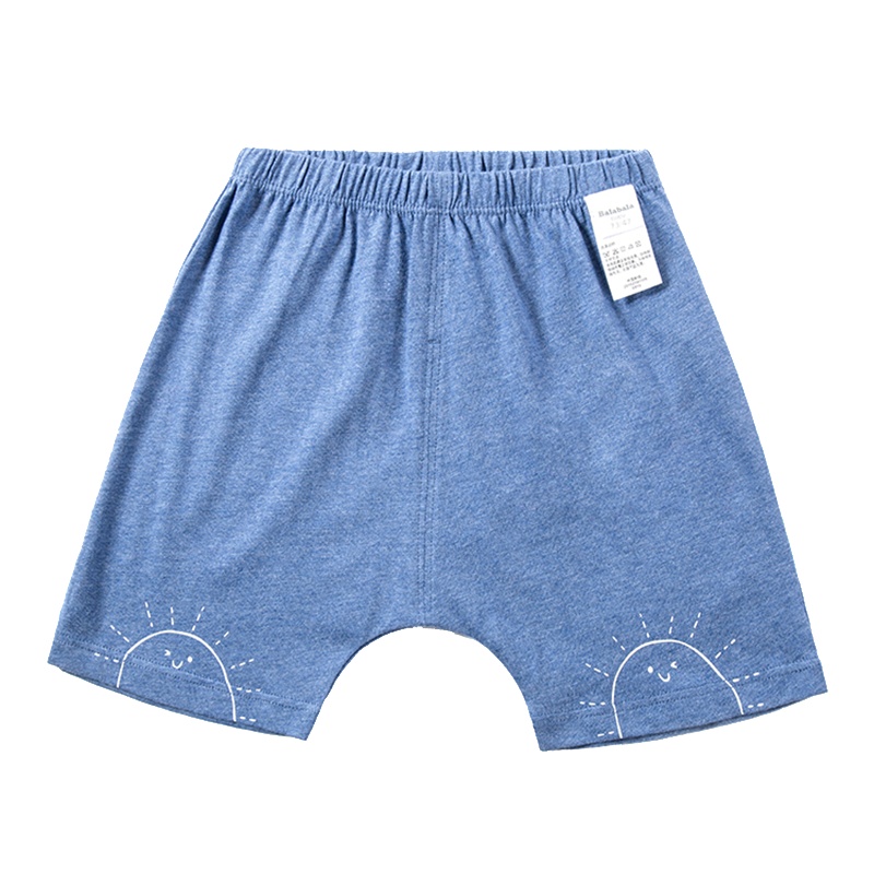 巴拉巴拉男童裤子婴儿短裤休闲裤2020新款宽松pp裤透气垮裤洋气潮