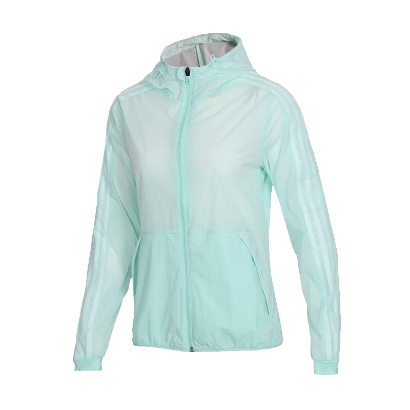 Adidas阿迪达斯女装新款跑步防晒衣运动梭织时尚防风衣外套DY8666 C