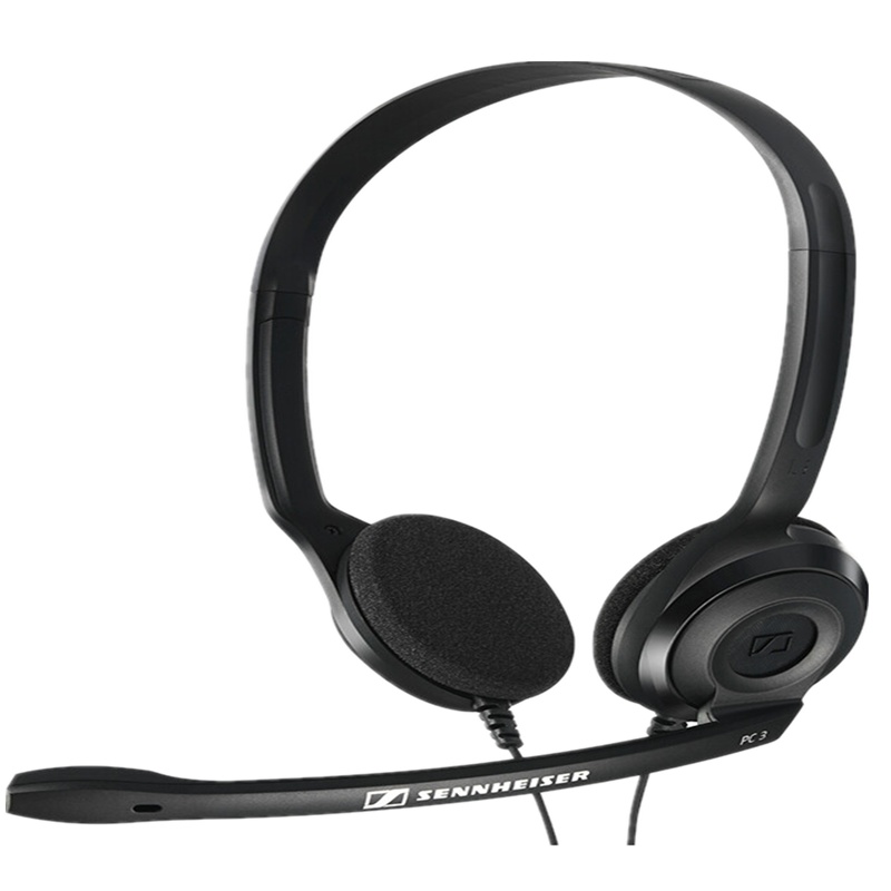 森海塞尔SennheiserPC3CHAT轻便舒适通话头戴式耳机黑色