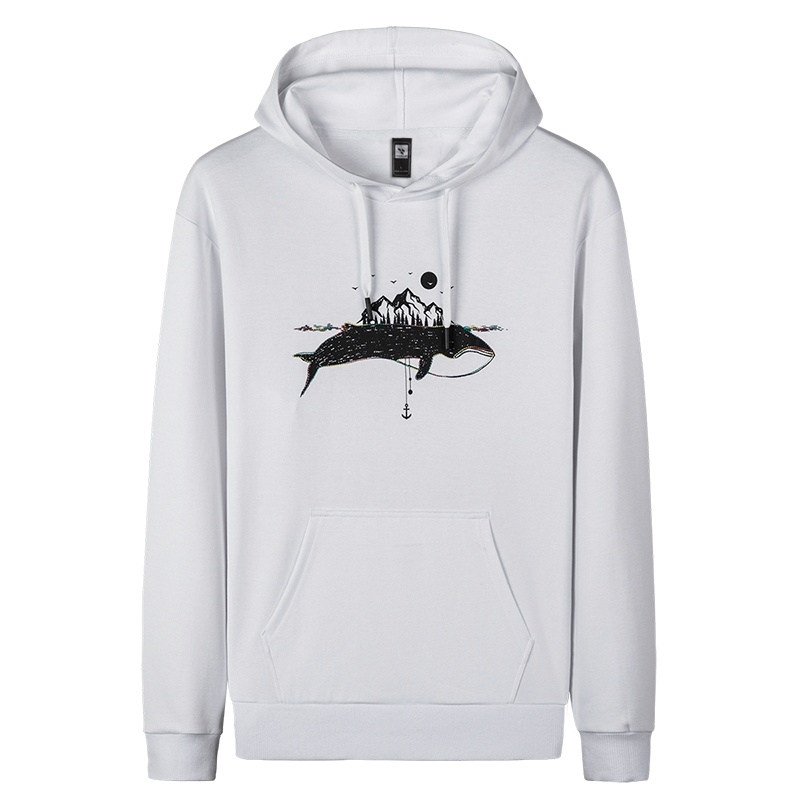 POPPLE翔豪 冬季新款卫衣男士连帽港风宽松套头帽衫男外套潮流