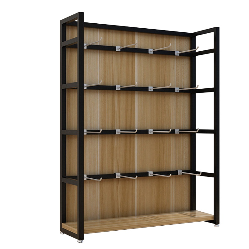 【藏书阁】超市便利店展示柜货架展示架双面零食挂钩货架母婴店化妆品展柜