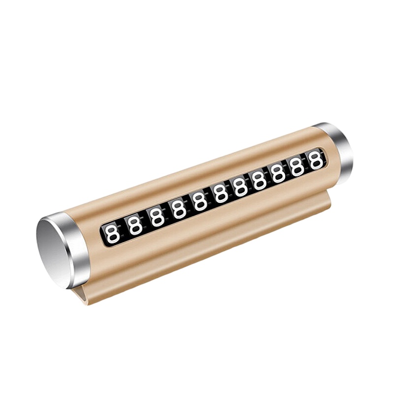 [HC]绿联金属挪车电话牌车用汽车临时停车号码牌