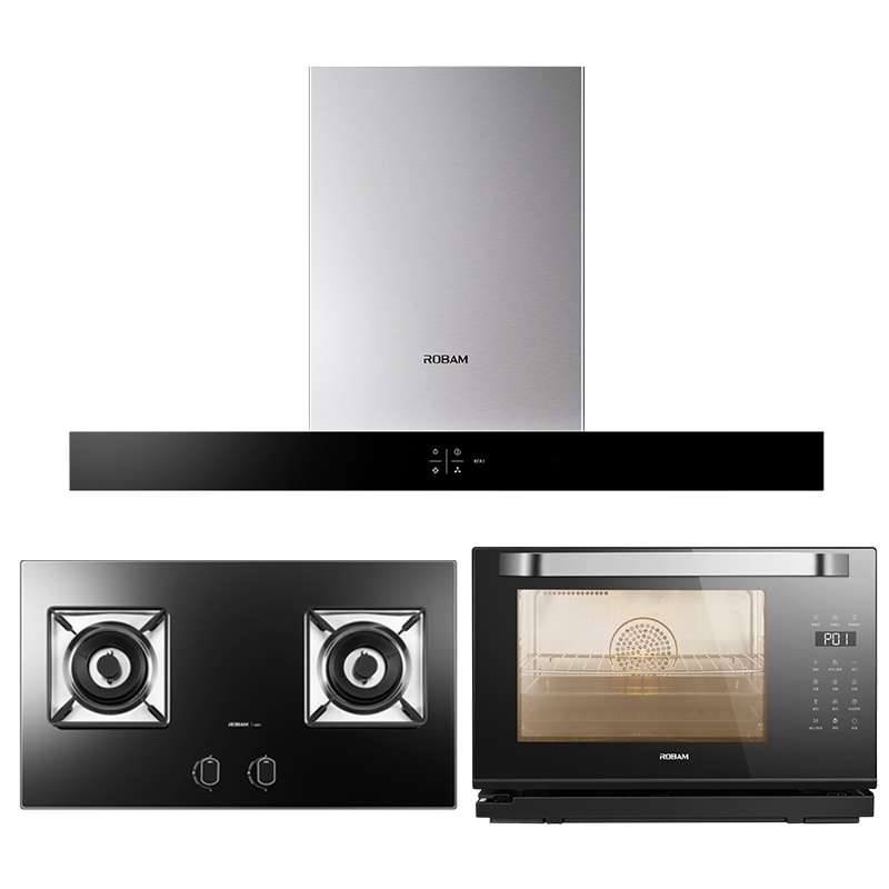 老板(ROBAM)欧式油烟机灶具蒸烤箱套餐67A1+56B0+CT73X(天然气)抽油烟机燃气灶烟机煤气灶嵌入式烟灶套餐