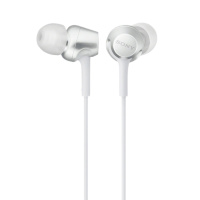 索尼(SONY)MDR-EX255AP 入耳式立体声通话耳机 白色