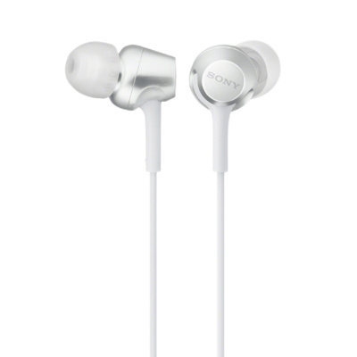 索尼(SONY)MDR-EX255AP 入耳式立体声通话耳机 白色