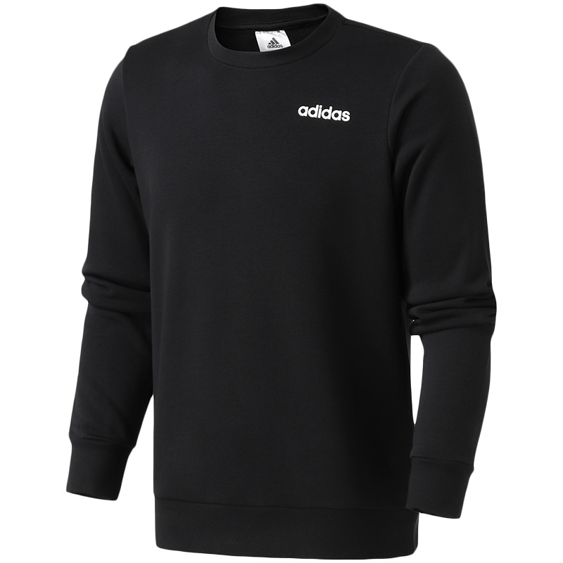 【自营】adidas男服卫衣圆领套头衫运动休闲运动服DU0395 L DU0395黑色