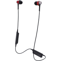 Audio Technica/铁三角 ATH-CKR55BT RD红色无线蓝牙线控入耳式颈挂耳机