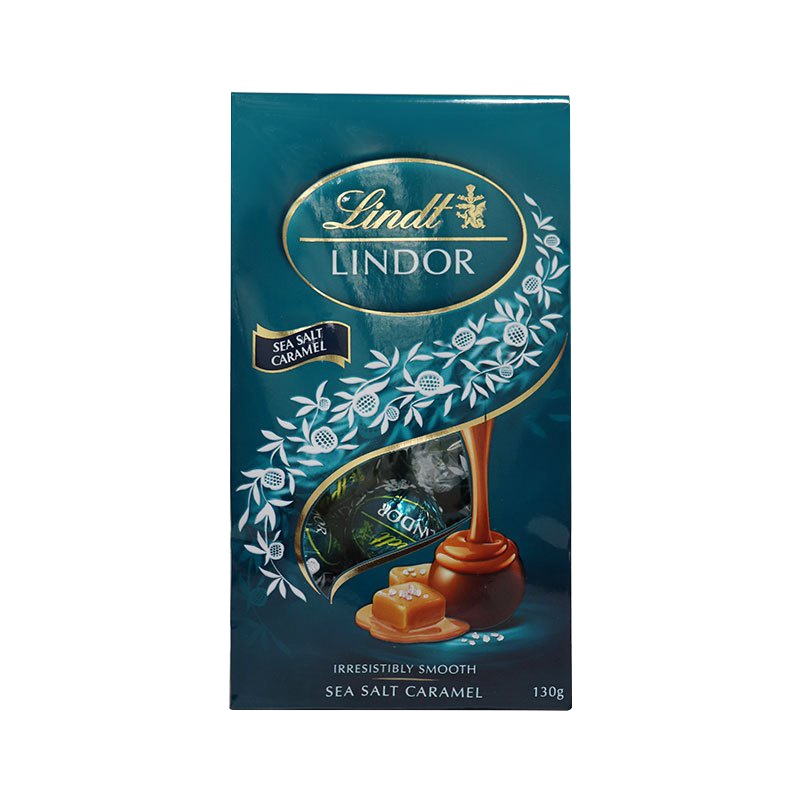 瑞士莲袋装巧克力球 海盐焦糖 蓝色 125g 进口糖巧 巧克力 圣诞节 情人节 礼物