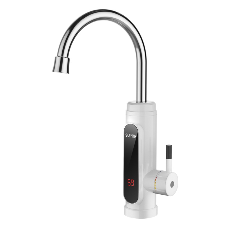 苏泊尔270147-01-CP 电热水龙头下进水速热即热式加热小厨宝厨房宝快速热电热水器冷热两用家用卫浴加热器