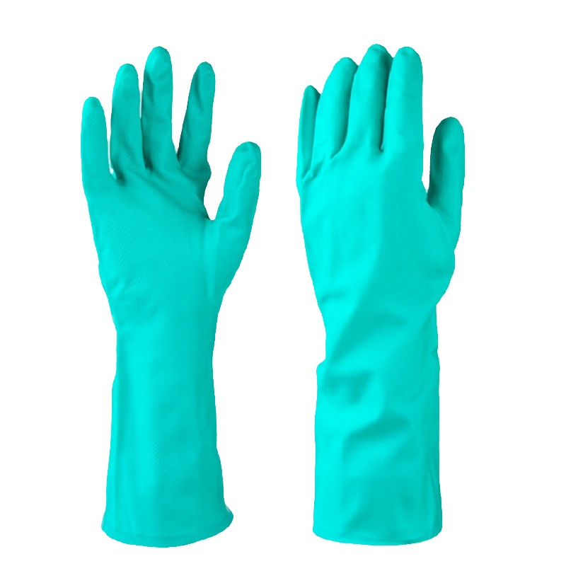 誉丰YL-5071短款丁腈光里防化手套