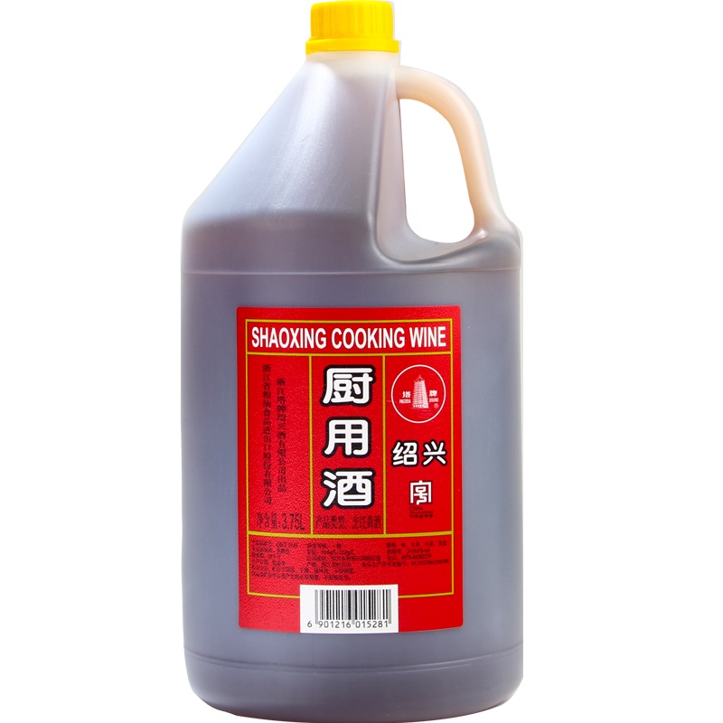 塔牌 绍兴黄酒 厨用酒 3.75L桶装 料酒 烧菜 花雕壶装 去腥增鲜 家庭量贩装