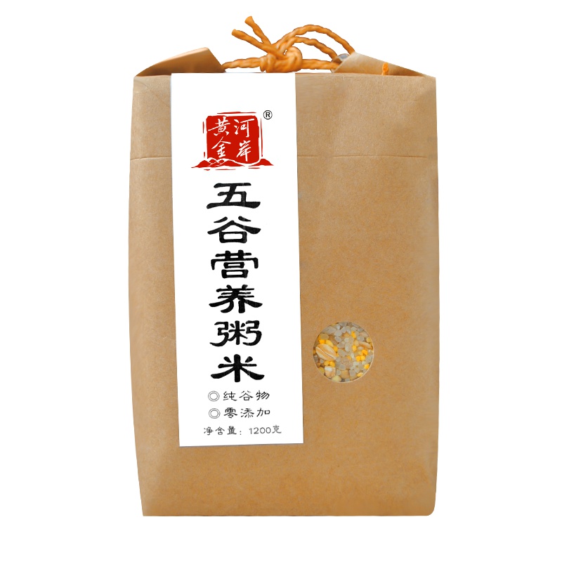 黄河金岸 五谷营养粥米2500g 混合杂粮燕麦片荞麦米小米糯玉米糁莜麦黄米大碎米等杂粮