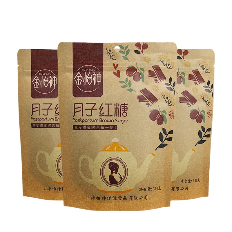 金怡神月子红糖姜茶阿胶红枣姜茶古法熬制红糖姜茶袋装320g*3