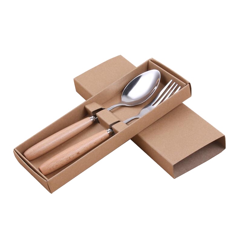 SCP 榉木柄勺叉2件套 SCP-DX0156 勺子+筷子套装活动(套)