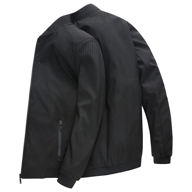 雅鹿男装新品商务休闲男士外套时尚格纹男式夹克YL-NJ2003