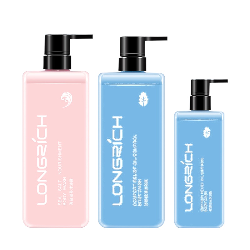 隆力奇沐浴露套装 750ml舒缓控油沐浴露+750ml海盐滋养沐浴露+250ml舒缓控油沐浴露