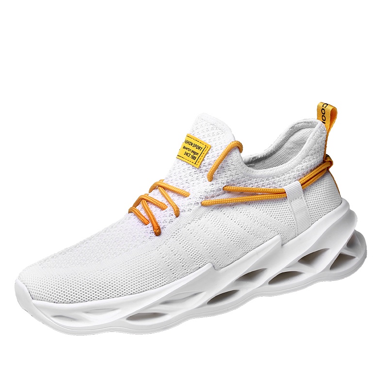 博迈伦运动休闲鞋男学生新款飞织运动男鞋休闲鞋男透气跑步鞋时尚百搭YM-8953