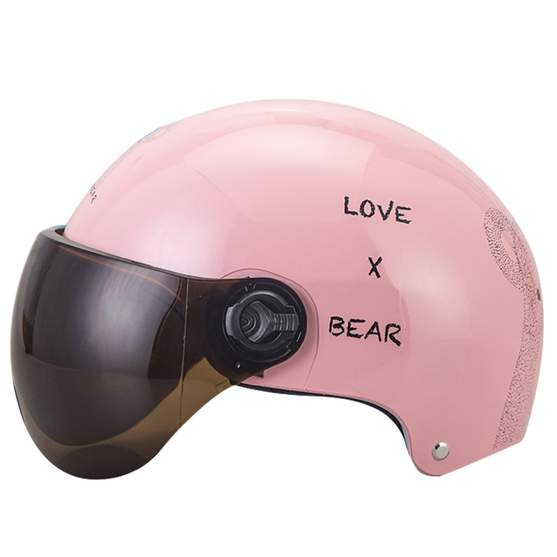 迈古(MG)夏季电动车头盔安全帽男女可爱轻便式个性防晒头盔