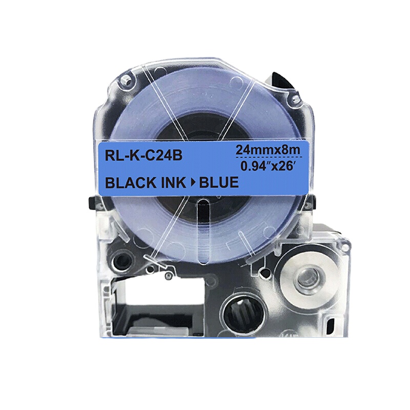 扬帆耐立(YFHC) 锦宫SC24B标签色带(蓝底黑字/24mm) 适用SR230C/230CH/530C/550C