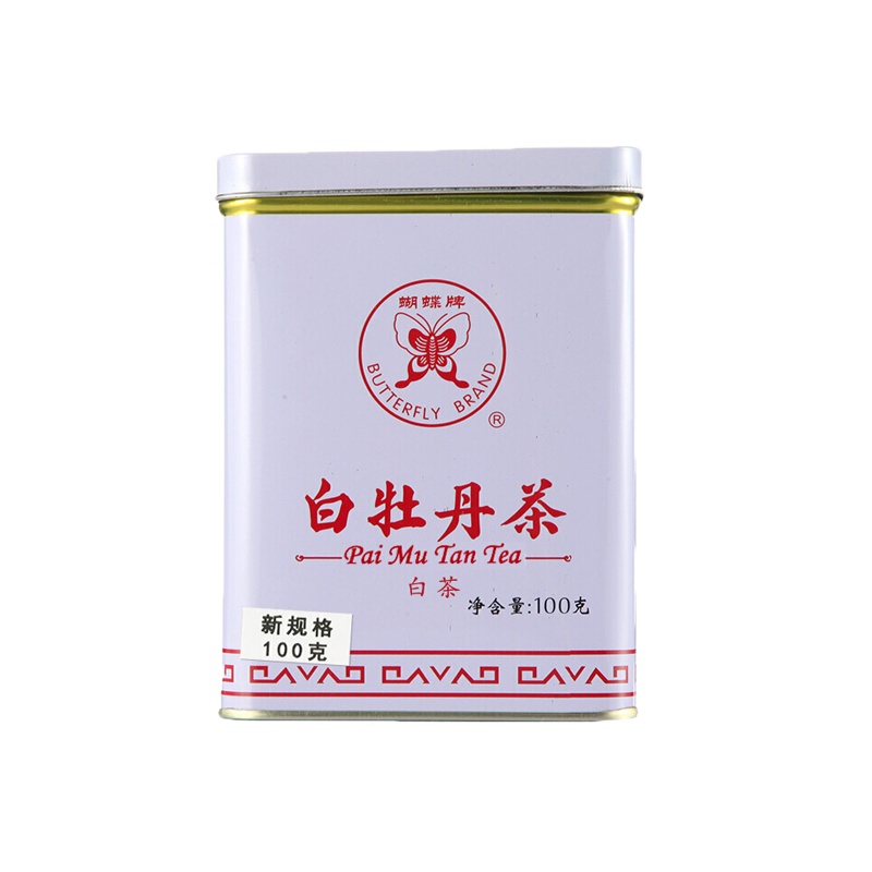 中茶 福鼎白茶 白牡丹茶5101罐装散茶 老树白茶 100g/罐