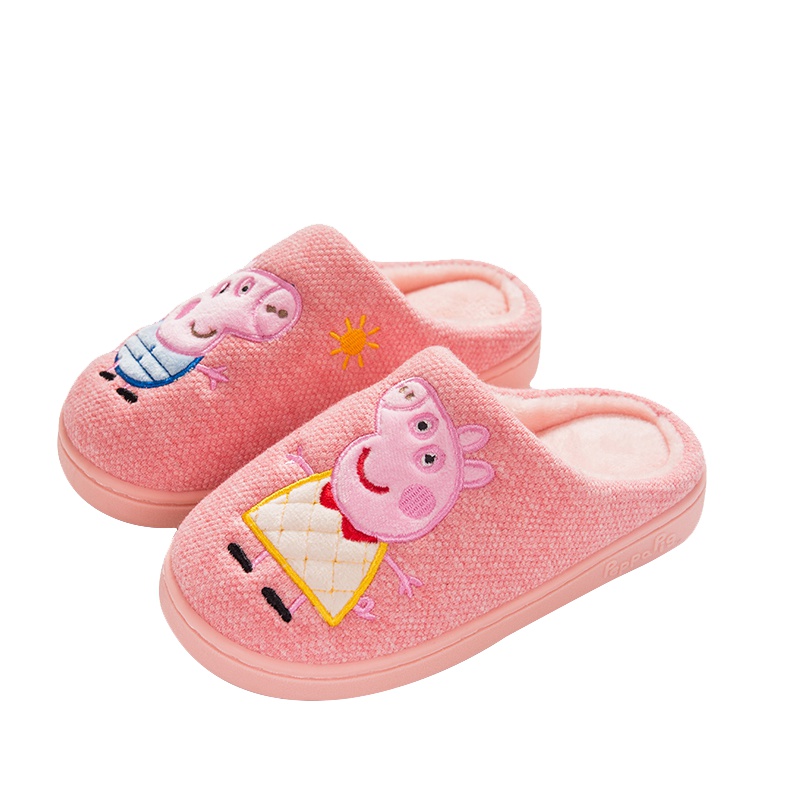 小猪佩奇男女童棉拖鞋9805