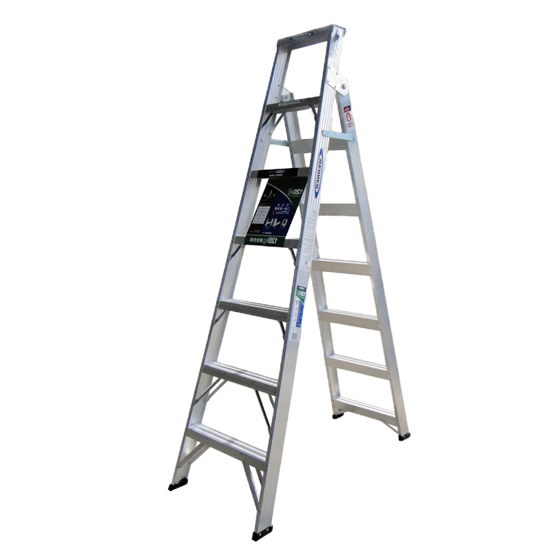 稳耐(WERNER) DP367CN 多功能折叠梯子铝合金加厚梯子 家用梯人字梯
