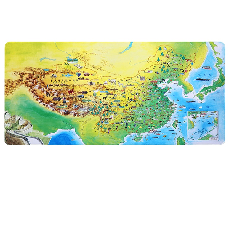 金顺意鼠标垫超大号电脑办公桌垫学生写字桌面键盘垫女锁边大垫