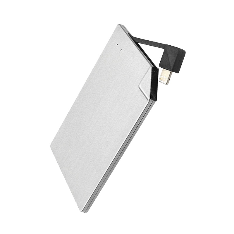 新款4mm超薄卡片式移动电源 适用于苹果安卓充电宝 应急移动电源 AQN-060005