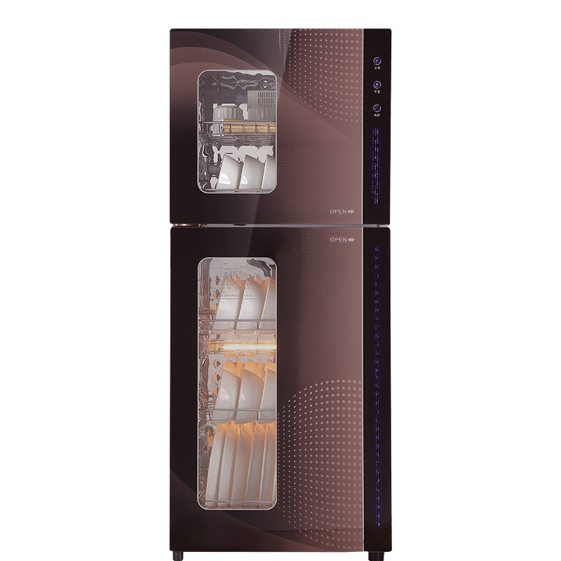 铭首(Minsow) ZTP-198 碗筷餐具厨房消毒柜 家用立式消毒柜 上室臭氧杀菌 下室二星级红外线高温消毒杀菌柜