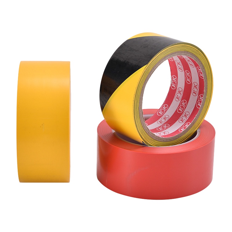 规格[宽100mm*长22m 5卷装]胶带警示胶带黄黑耐磨警示胶带车间地面划线胶带地板标识