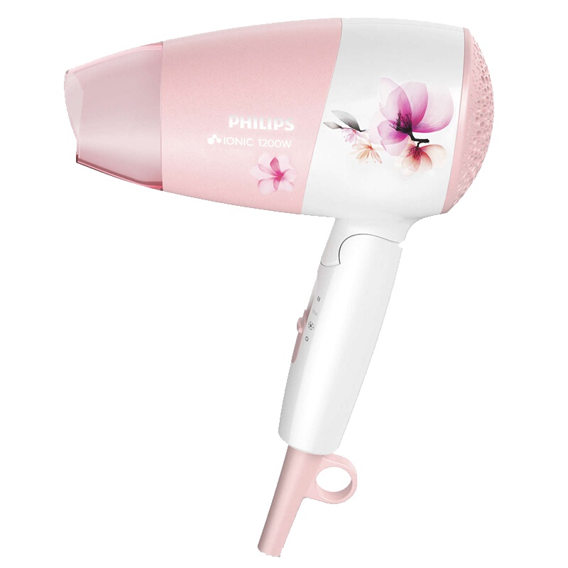 飞利浦电吹风机家用大功率负离子养护恒温护轻巧可折叠 BHC017/05