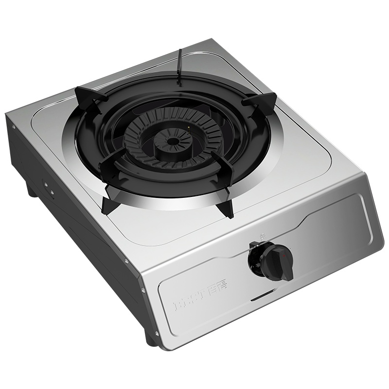 华帝百得燃气灶单灶家用厨房煤气灶天然气台式大火力灶具TE02(天然气)