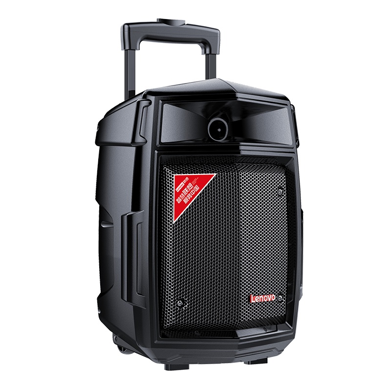 联想(Lenovo)V022 移动拉杆音箱 +单麦克风版 广场舞音响无线蓝牙充电大音量K歌便携式大功率重低音炮家用唱歌