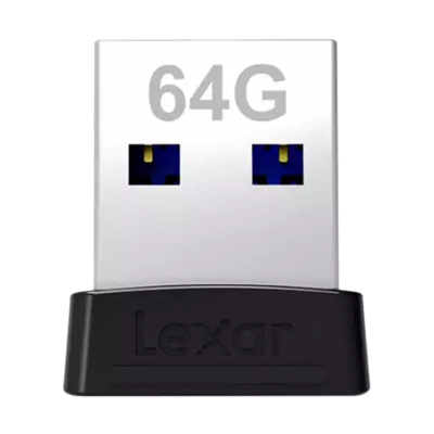 雷克沙(Lexar)S47 U盘 64GB 高速USB3.1 迷你电脑车载U盘 读速250MB/s