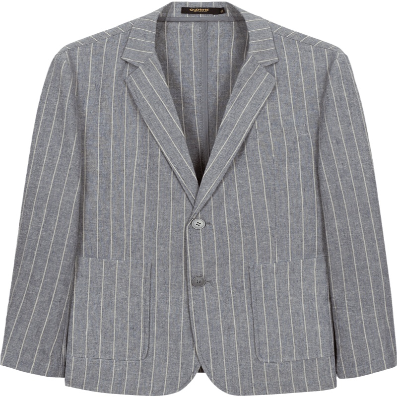 千纸鹤男装西服2020春季新款青年时尚休闲平驳领西装外套男35216